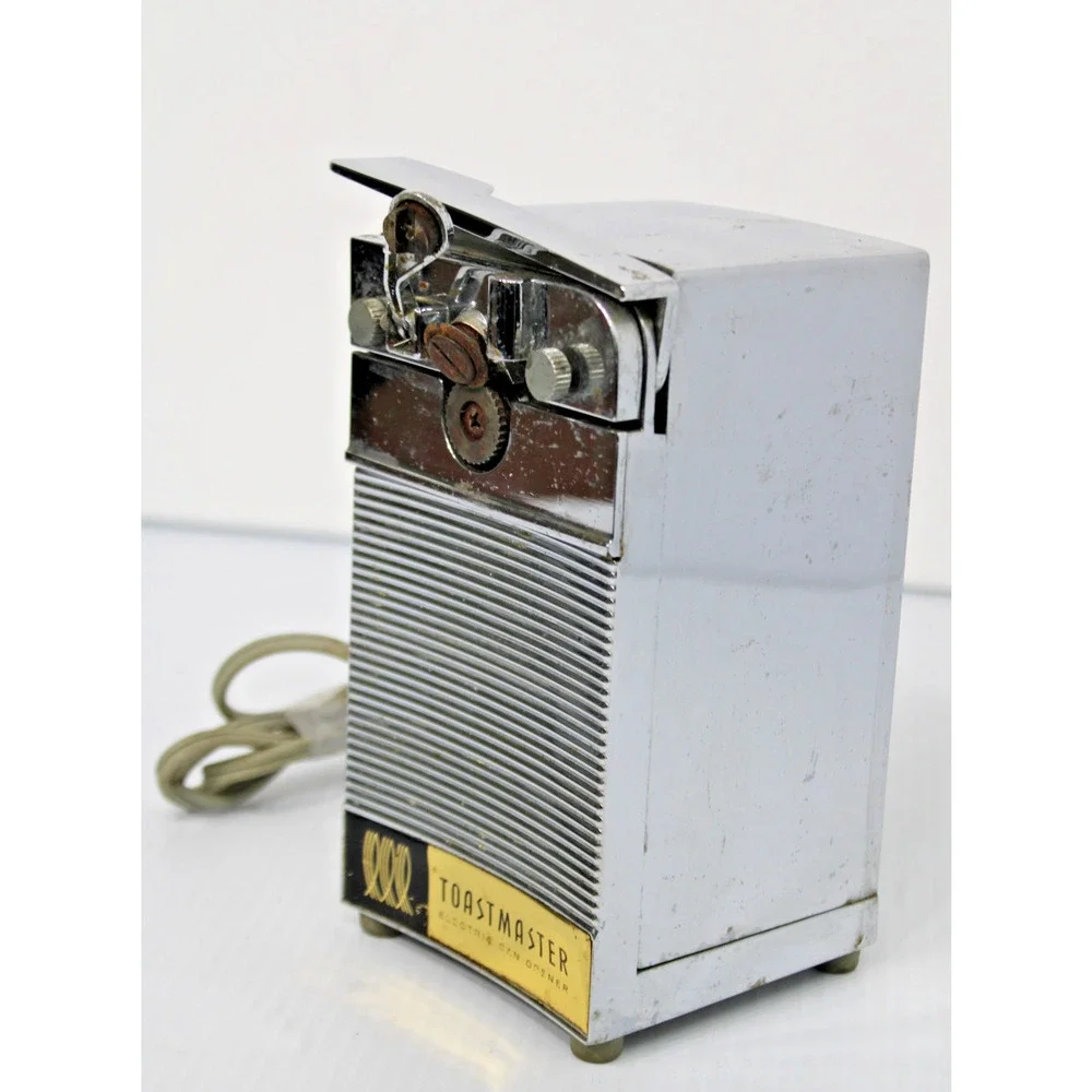 Vintage Chrome Mid-Century MCM Toastmaster Electric Can Opener #22A1- Working!